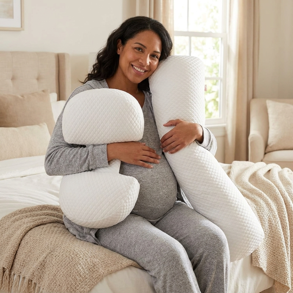 Aura Mother Memory Foam Pregnancy Pillow Set