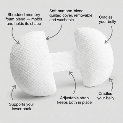 Aura Mother Memory Foam Pregnancy Support Pillow